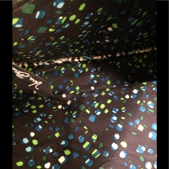 Vera Bradley Ink Blue Pleated Tote Bag NWT - Picture 3 of 3